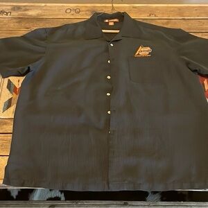 Men's Black Shirt with Oklahoma State University Agriculture emblem